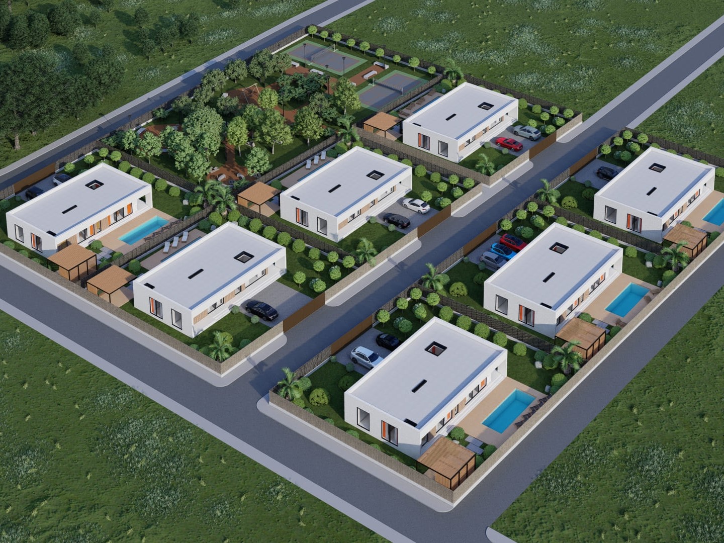 კერძო დასახლება, projected by HURO