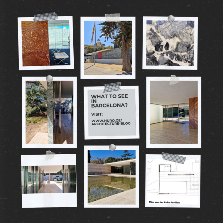 architecture, რა ვნახოთ ბარსელონაში Mies van der Rohe