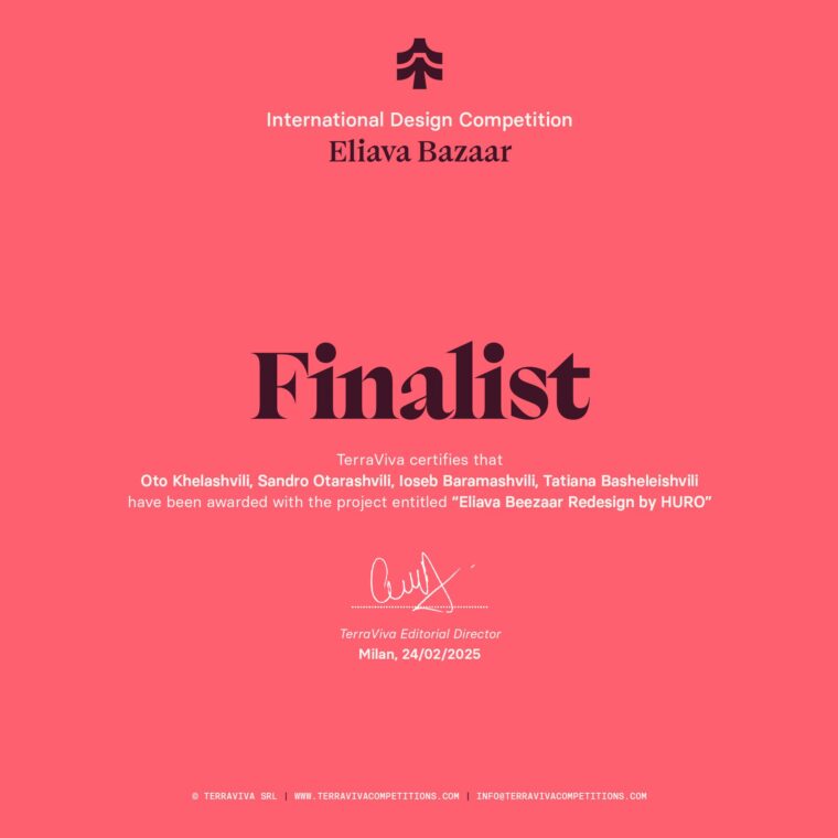 Finalist HURO Certificate, TerraViva Competitions