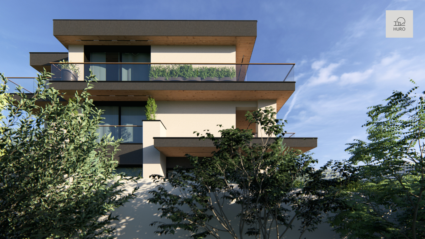 modern house architecture by HURO, architectural company in Tbilisi