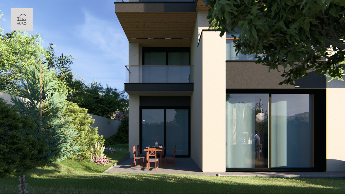 modern house architecture by HURO, architectural company in Tbilisi