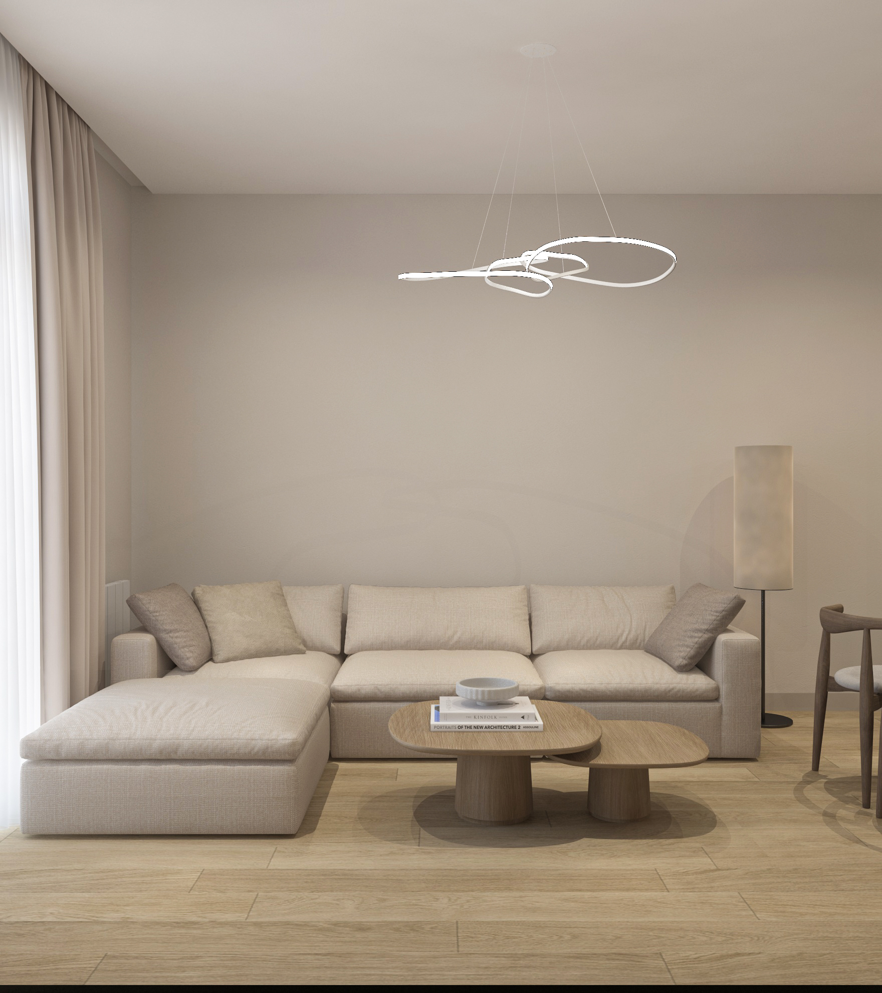 Interior design, Tbilisi apartment HURO