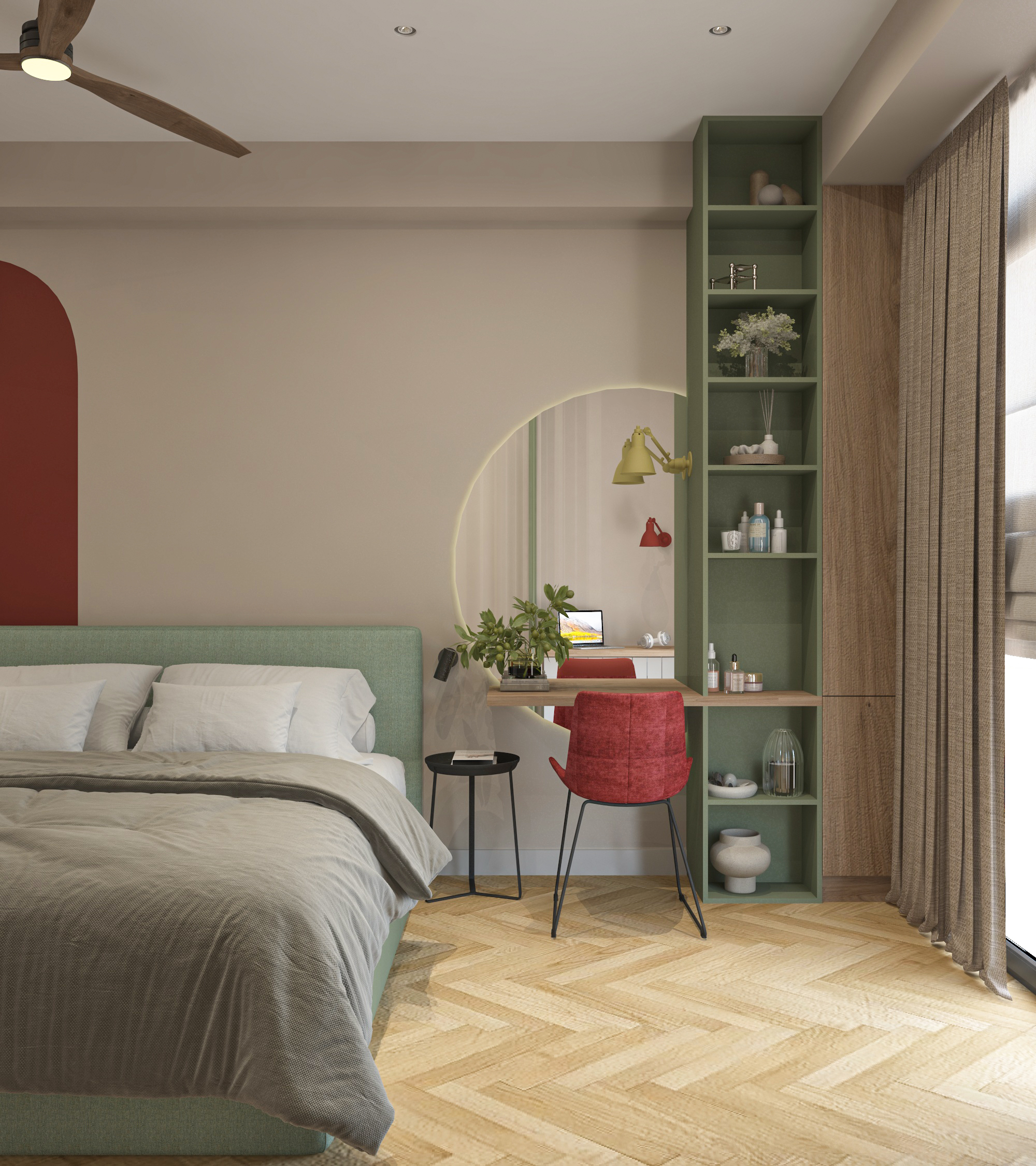 Interior design, Tbilisi apartment HURO