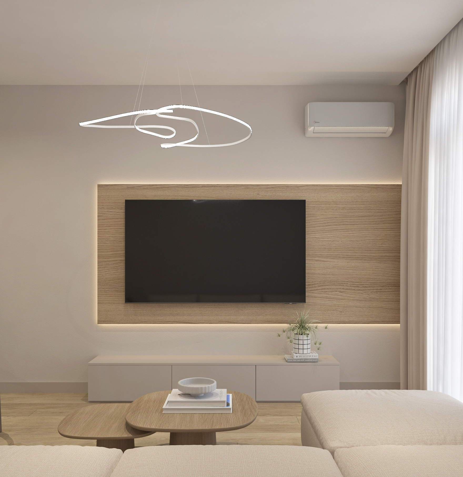 Interior design, Tbilisi apartment HURO