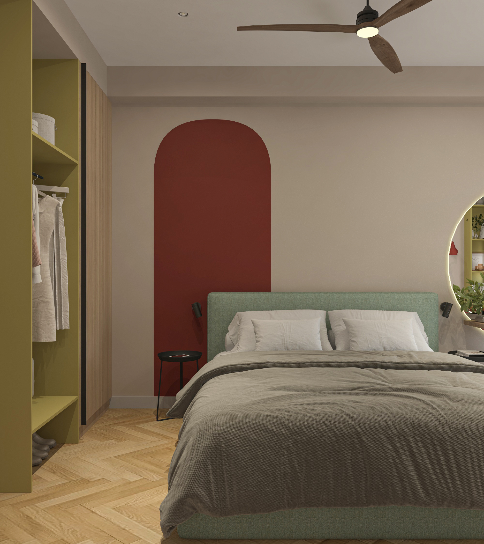 Interior design, Tbilisi apartment HURO