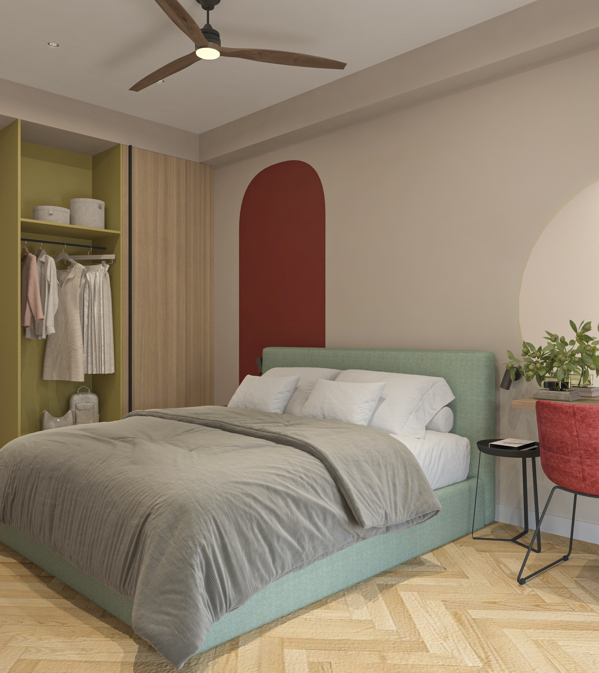 Interior design, Tbilisi apartment HURO