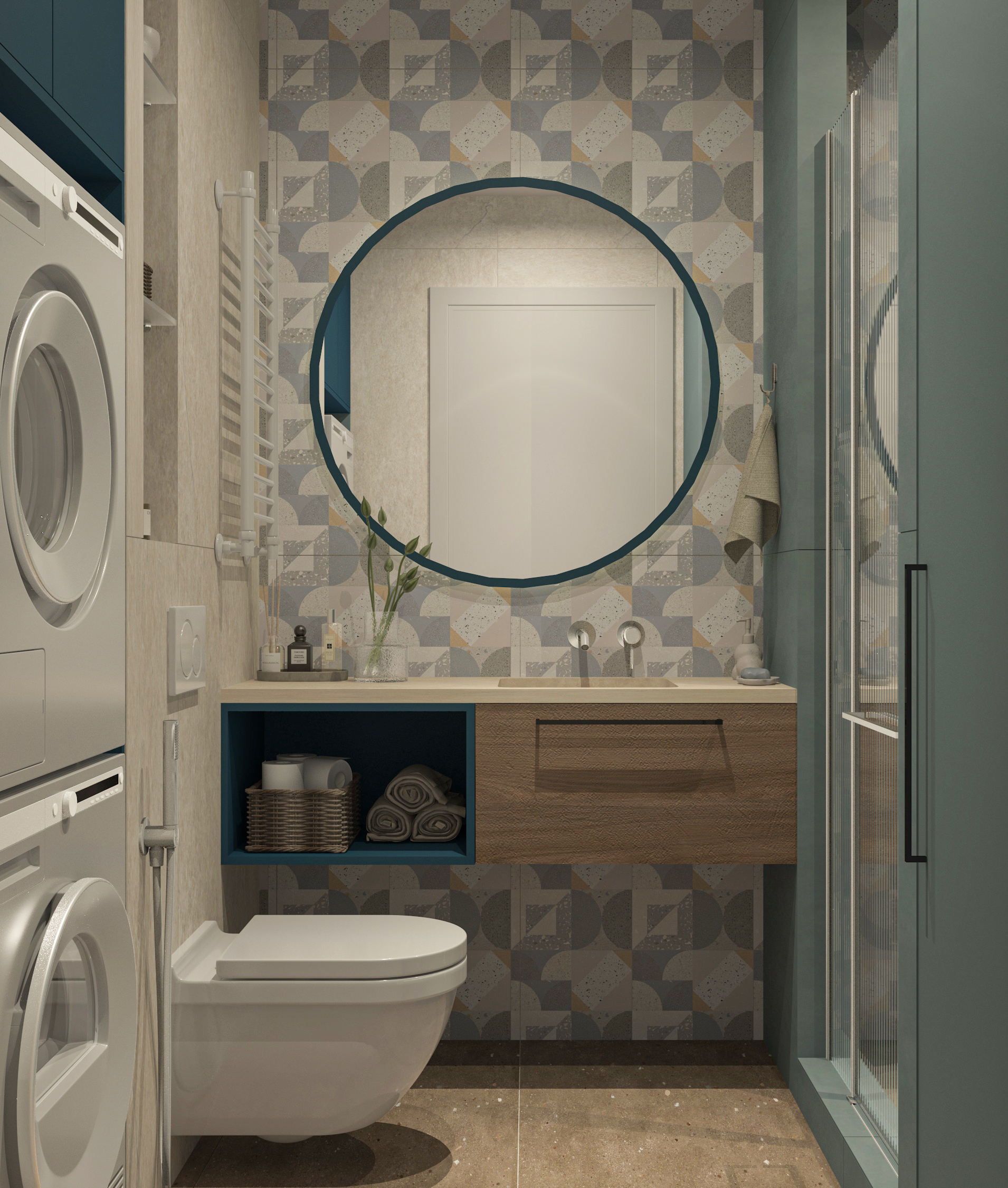 Interior design, Tbilisi apartment HURO