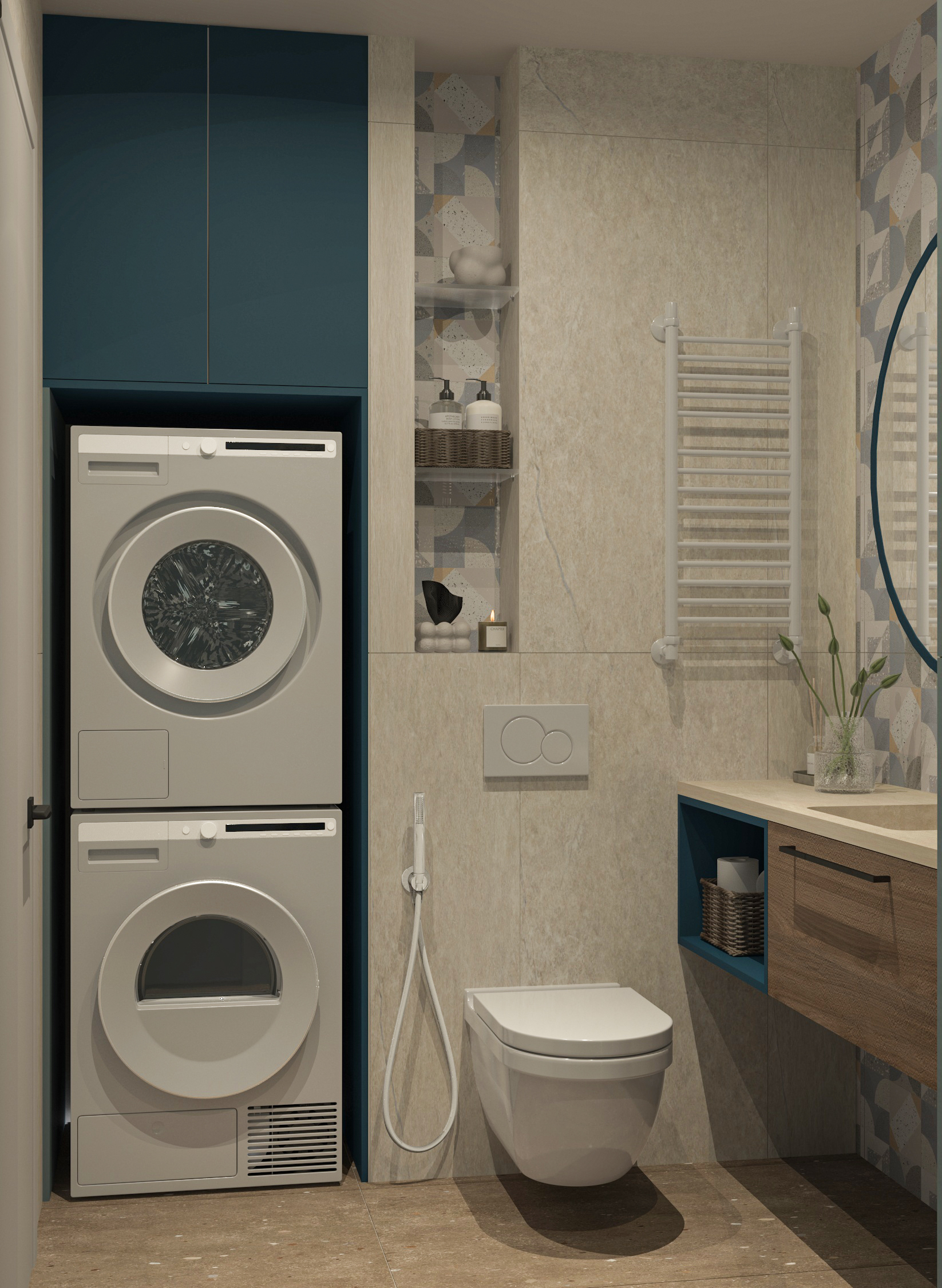 Interior design, Tbilisi apartment HURO