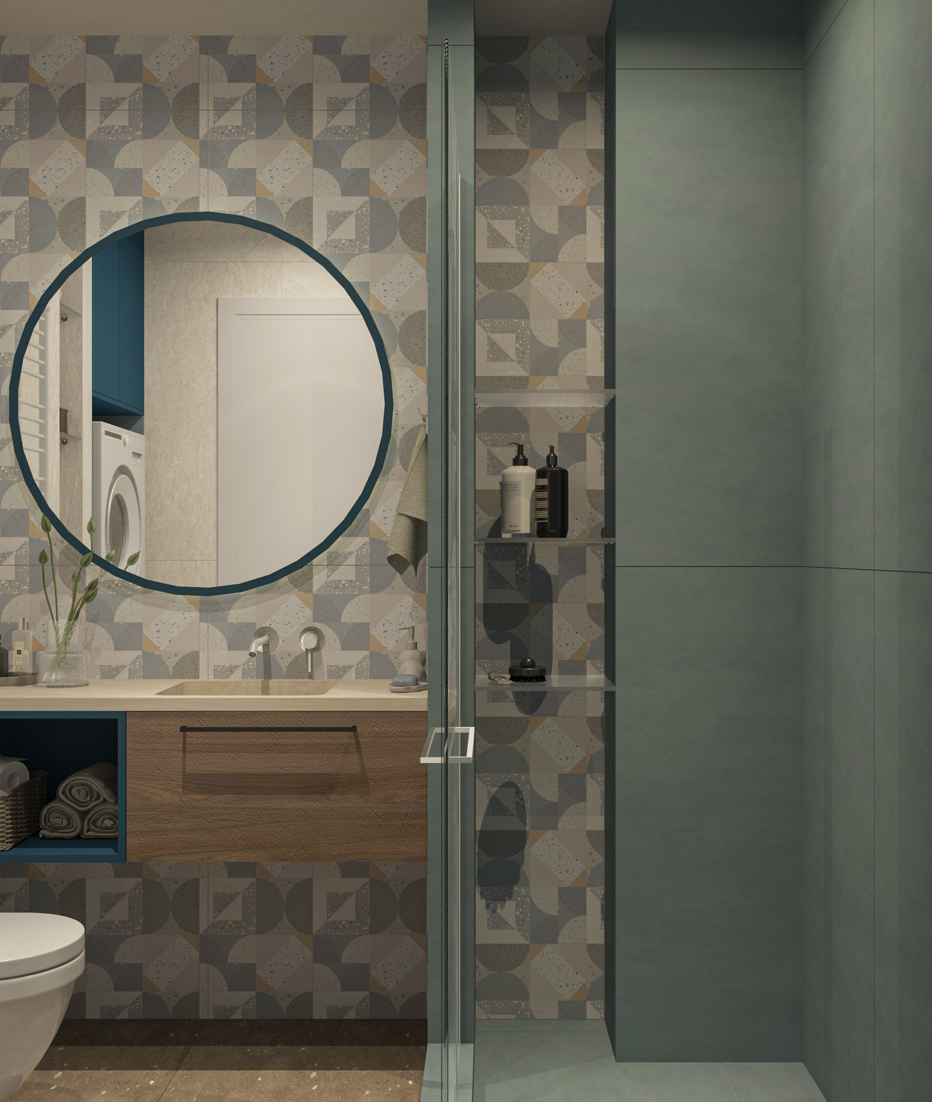 Interior design, Tbilisi apartment HURO