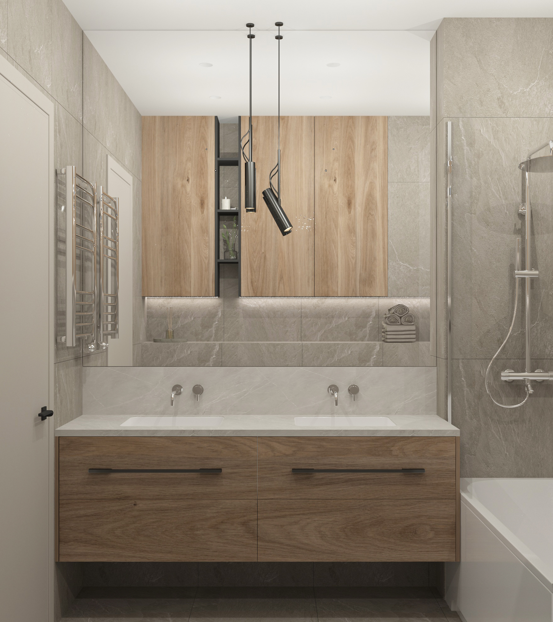 Private house interior design, HURO