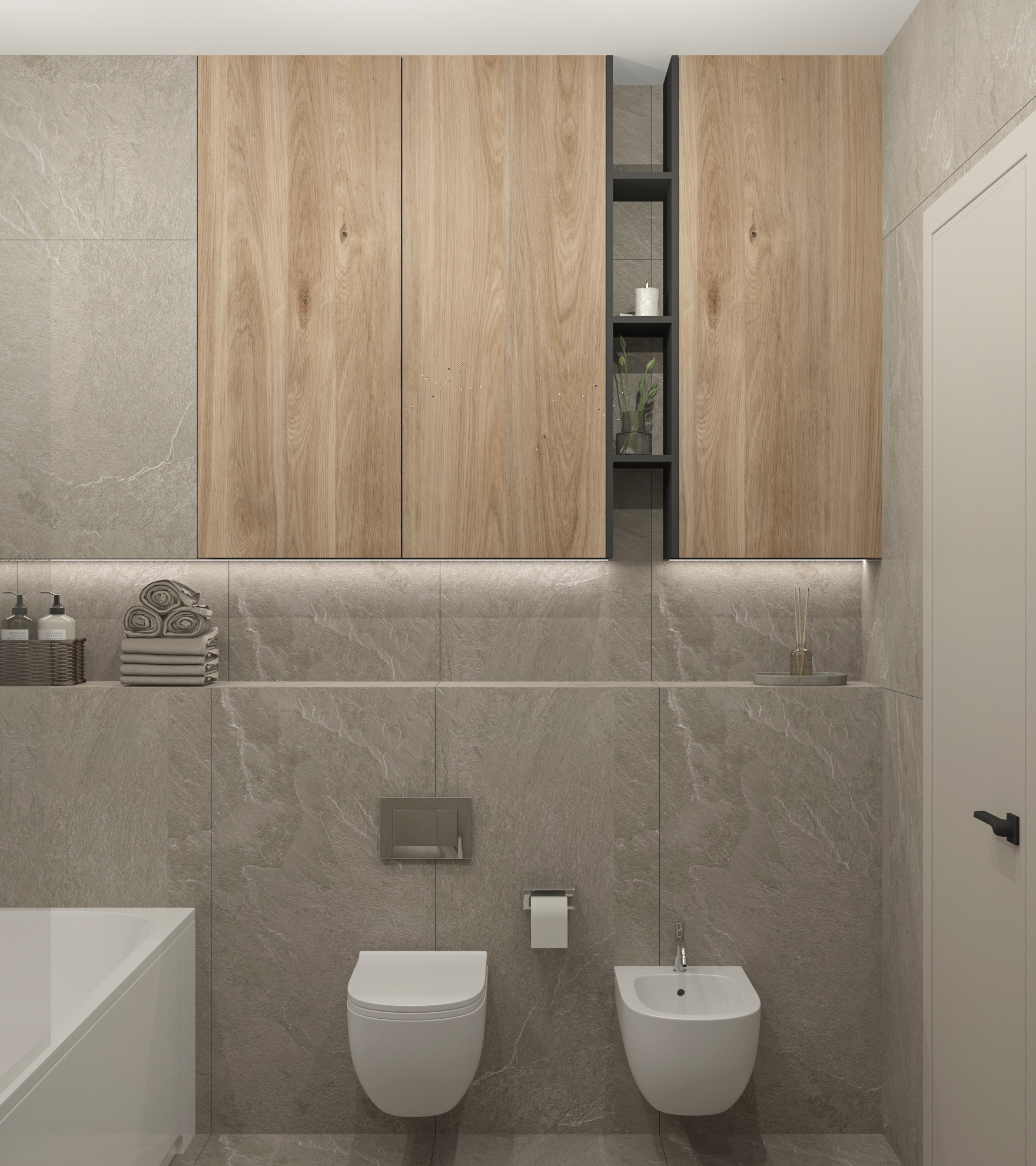 Private house interior design, HURO