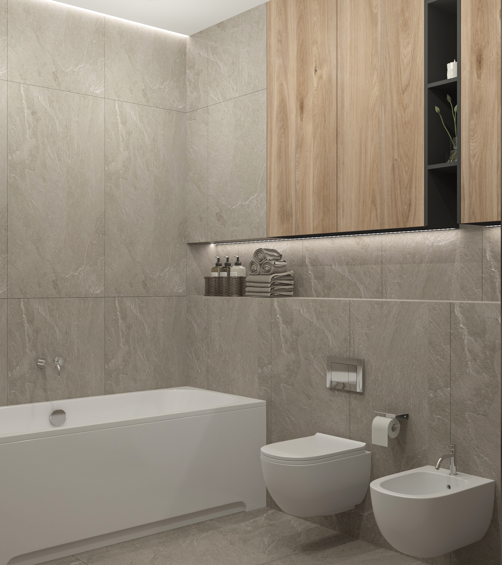 Private house interior design, HURO