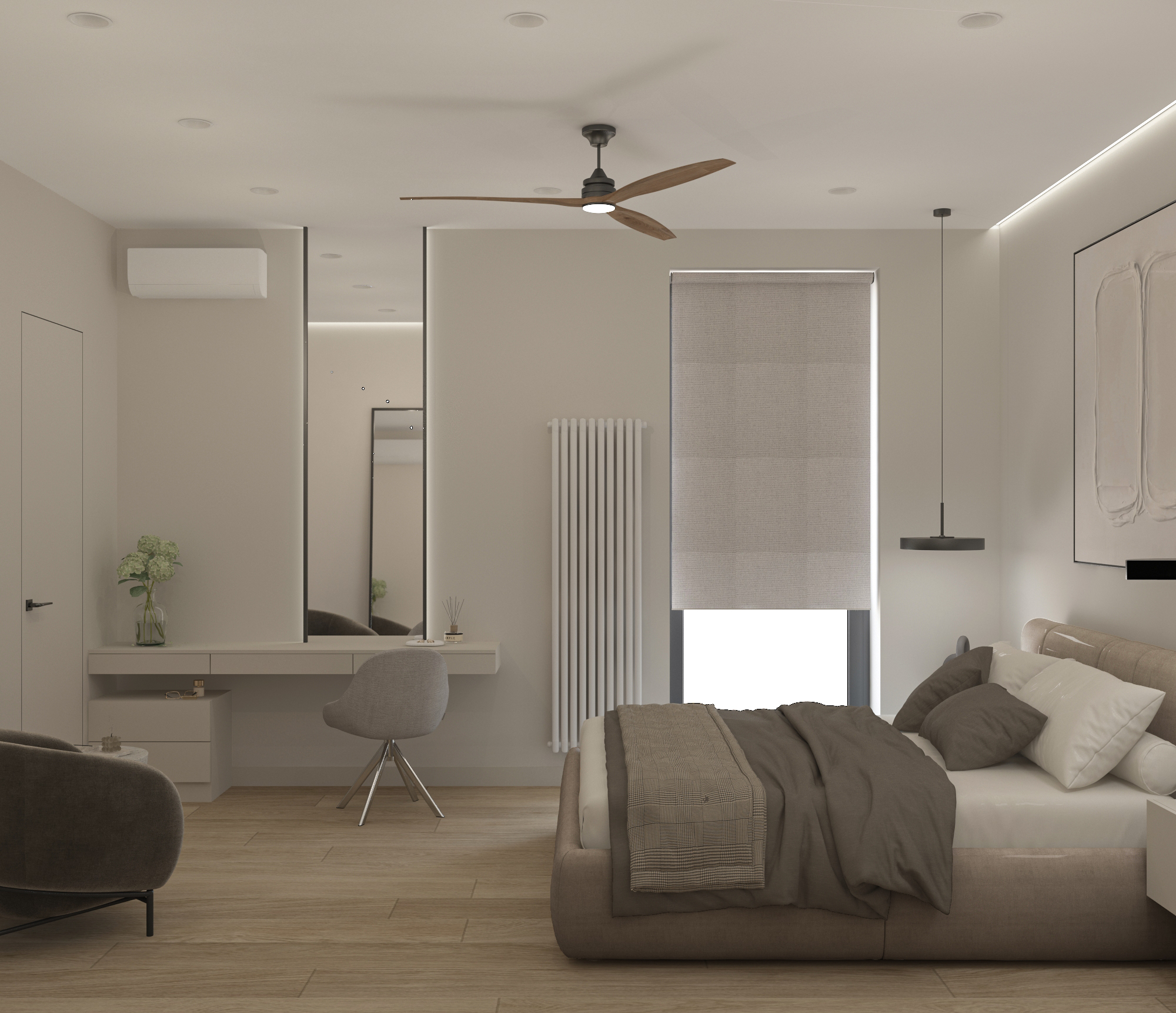 Private house interior design, HURO