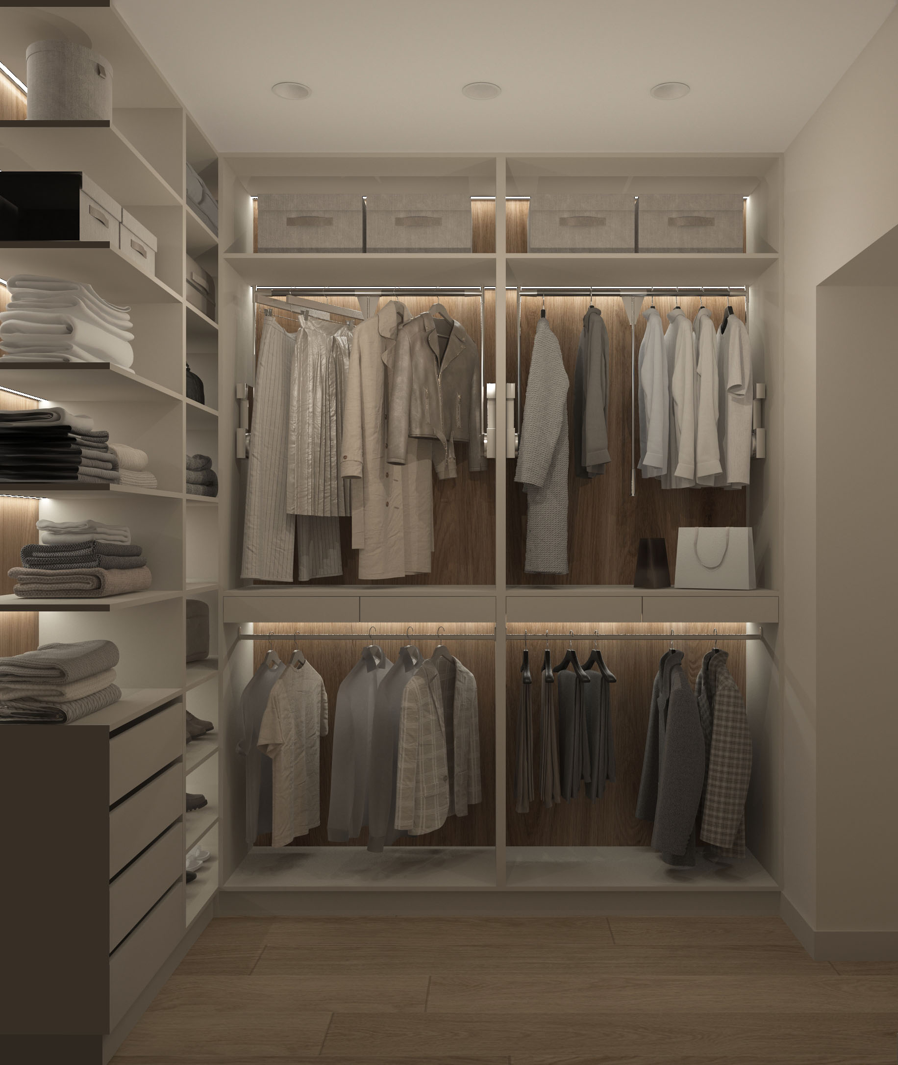 Private house interior design, HURO