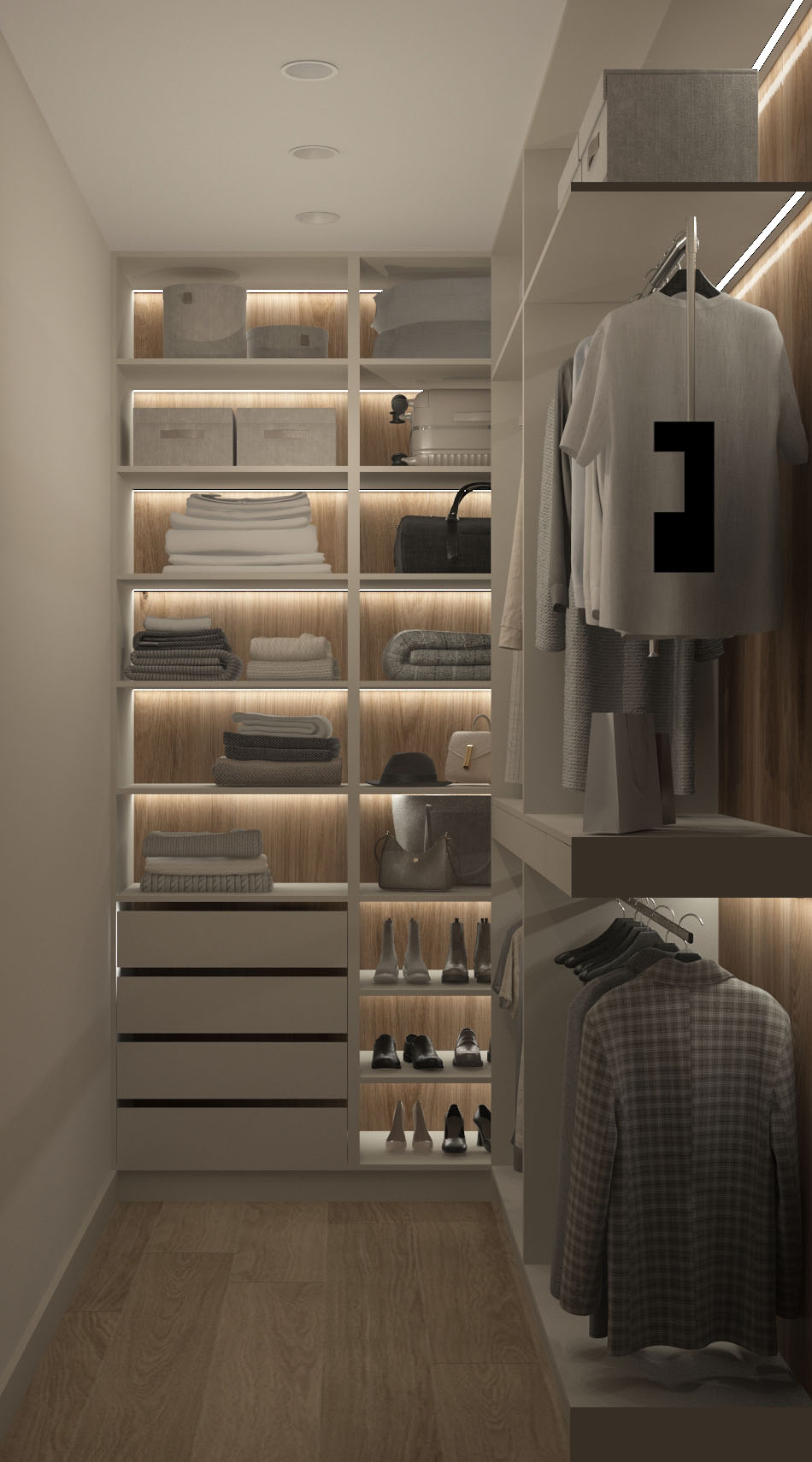 Private house interior design, HURO