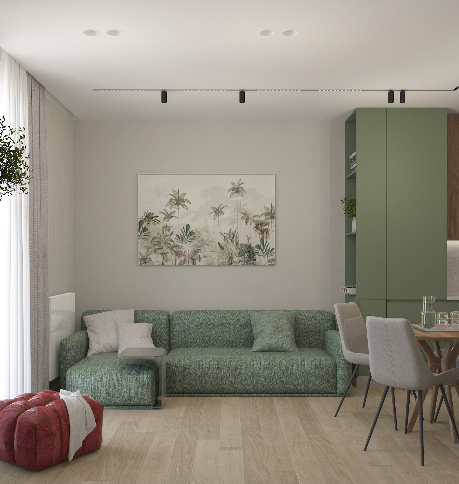 Interior design, Tbilisi apartment