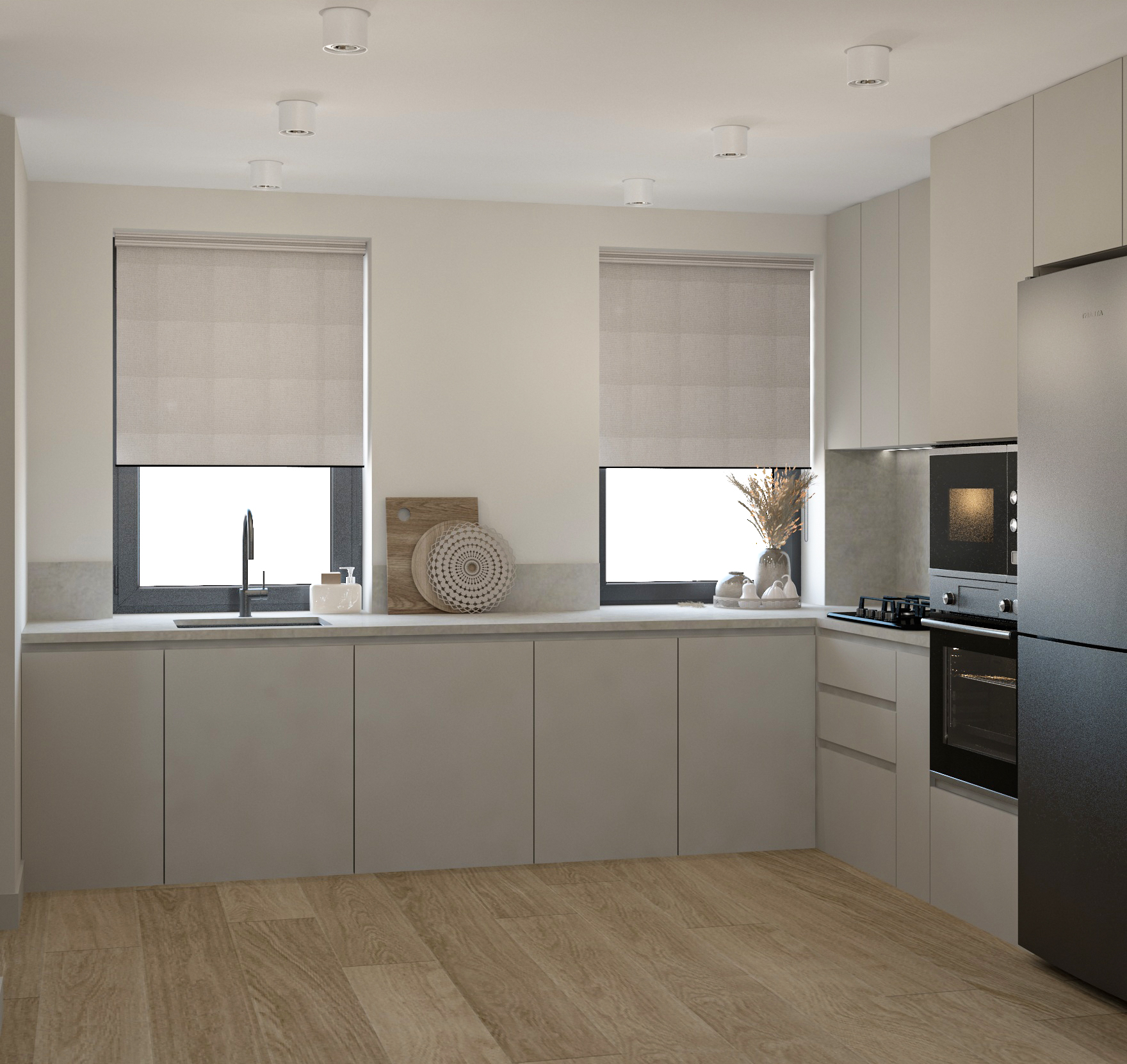 Private house interior design, HURO